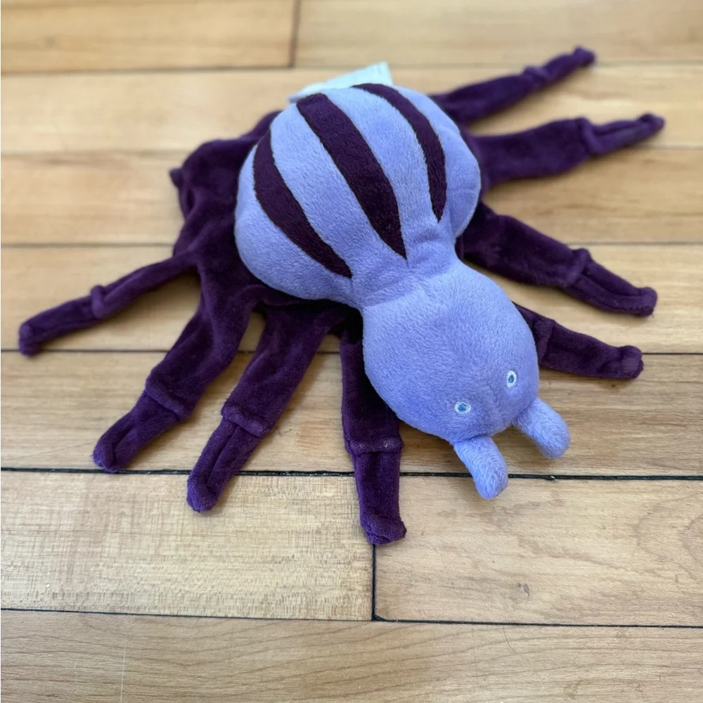 Vintage Gymboree Purple Spider Bug Hand Puppet‎ Plush Toy